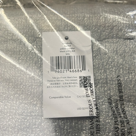 NWT black Kate Spade pebble leather crossbody bag - Picture 7 of 7